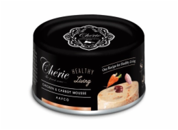 CHERIE Chicken and carrot mousse - mokré krmivo pro kočky - 80g