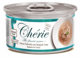 CHERIE Tuna in gravy - mokré krmivo pro kočky - 80g