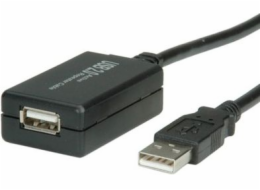 Kabel USB Value USB-A – 12 m černý (12.99.1110)