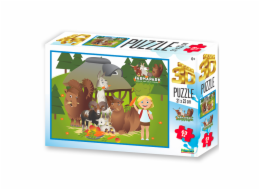 PRIME 3D PUZZLE - FARMAPARK MRKEV 63 dílků