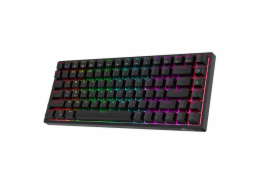 Bezdrátová mechanická klávesnice Royal Kludge RK84 RGB, červené spínače (černá)