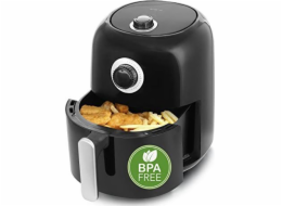 Fritéza Emerio bez tuku Emerio Heißluftfritteuse, Smart Fryer, 3L, černá, Cool touch