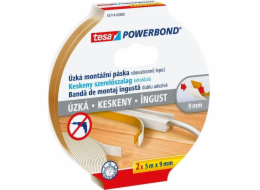 tesa Powerbond Schmal 2 x 5 m x 9 mm