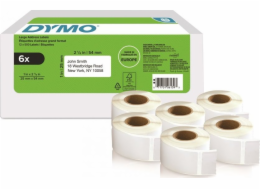 DYMO LW-Rücksendeadress-Etiketten groß 25x54mm 6x 500St/Rol