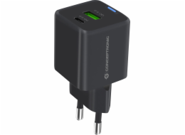 Conceptronická nabíječka CONCEPTRONIC Ladegerät 2Port 33W, 1xUSB-C, 1xUSB-A +3-v-1 sw