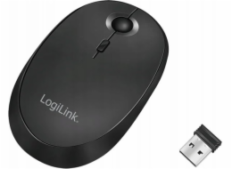 LogiLink  Maus Funk & Bluetooth myš, 2,4 GHz, 800/1200/1600 dpi, schw.