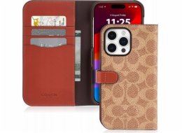 Coach  Folio Signature C Case – 2 v 1 iPhone 15 Pro Max Flip Case (Tan)