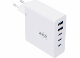 Verico Verico Ladegerät MOJO GaN 140W PD nabíječka, 5 portů (USB-A a USB-C) WH maloobchod