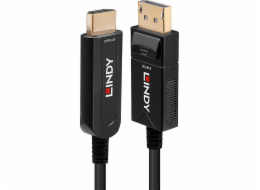 Lindy AV adaptér Lindy 38494 Kabelový adaptér 50m DisplayPort HDMI Typ A (standardní) Černá