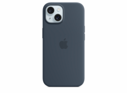 iPhone 15+ Silicone Case with MagSafe - Storm Blue