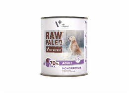 RAW PALEO Adult Monoprotein Duck - vlhké krmivo pro psy - 800 g