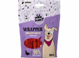 PAN. BANDIT WRAPPER Kachní wrap - pochoutka pro psy - 500 g