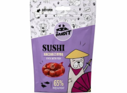 PAN. BANDIT SUSHI Kachna s rybou - pochoutka pro psy - 80 g