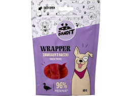 PAN. BANDIT WRAPPER Kachní wrap - pochoutka pro psy - 80 g