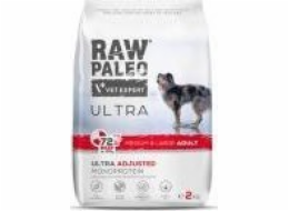 RAW PALEO Ultra Medium&Large Adult Beef - suché krmivo pro psy - 2 kg