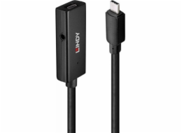 Lindy USB-A - USB-C USB kabel 5 m černý (43356)