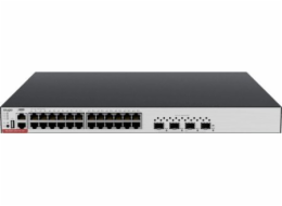 Switch RUIJIE Managed Switch Ruijie | L3| 24 1Gbit portů + 4 SFP+ 10Gbit porty | 24 PoE+ portů (740W max) | 1 ventilátor, 2 sloty pro napájení (nejsou součástí dodávky) | Nosič