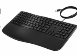 HP 480 Comfort Wired Keyboard - drátová ergonomická klávesnice CZ/SK