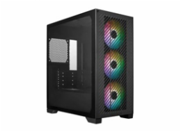 Cooler Master case Elite 301, mini-ITX, 3x 120mm ARGB Fan, bez zdroje, černá