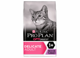 PURINA Pro Plan Delicate Digestion Turkey - suché krmivo pro kočky - 10kg