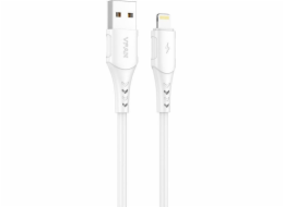 Kabel USB-Lightning VFAN Colorful X12, 3A, 1m (bílý)