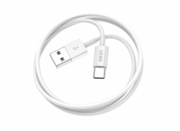 Kabel USB na USB-C VFAN X03, 3A, 1 m (bílý)