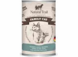 NATURAL TRAIL Family Cat Turkey, duck, salmon - mokré krmivo pro kočky - 400g