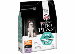 PURINA Pro Plan Sensitive Digestion Medium & Large Adult - suché krmivo pro psy - 2,5kg