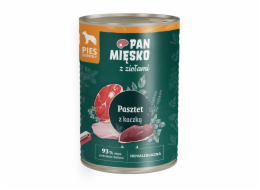 PAN MIĘSKO with herbs Duck pate - vlhké krmivo pro psy - 400g