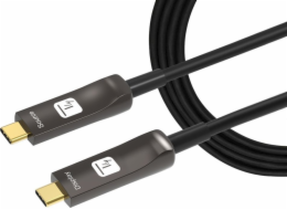 Techly  USB-C kabel AOC Fiber M/M kabel 15m