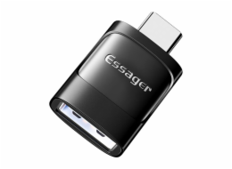 Adaptér OTG USB 3.0 female na USB-C male Essager (černý)