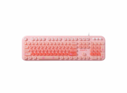 MOFII wired keyboard with backlight Love Me (Pink)