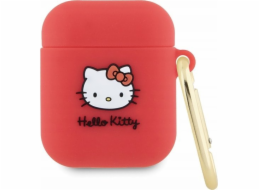 Sourcing Hello Kitty HKA23DKHSF Airpods 1/2 kryt fuchsie/fuschia silikonová 3D Kitty hlava