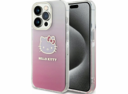 Sourcing Hello Kitty HKHCP15XHDGKEP iPhone 15 Pro Max 6,7 růžové/růžové pevné pouzdro IML Gradient Electrop Kitty Head