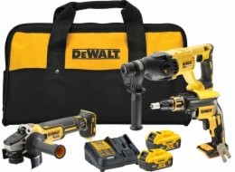 Sada elektrického nářadí Dewalt 18V xr dch133 dcg405 dcf620 2x5ah