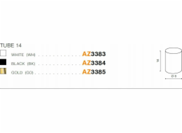 Azzardo  Erebus AZ3391+AZ3385 bod 1x35W GU10 stříbrná/zlatá