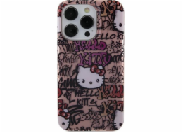 Sourcing Hello Kitty HKHCN61HDGPTP iPhone 11 / Xr 6.1 růžové/růžové pevné pouzdro IML Tags Graffiti