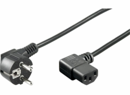 Manhattan napájecí kabel IEC320 SCHUKO POWER CABLE TO C13 10A 2M ANGLE