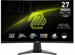 MSI MAG 27CQ6F počítačový monitor 68,6 cm (27") 2560 x 1440 px Quad HD LCD Černá