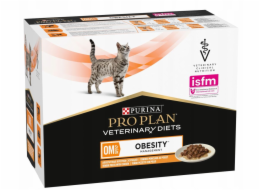 PURINA Pro Plan Veterinary Diets OM St/Ox Obesity - vlhké krmivo pro kočky - 10x85 g