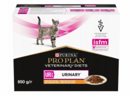 PURINA Pro Plan Veterinary Diets UR St/Ox Urinary Chicken - vlhké krmivo pro kočky - 10x85 g