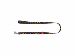 Waudog nylon dog leash, pattern "NASA21", width 25 mm, length 122 cm.