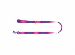 WAUDOG gradient nylon dog leash, 15mm wide, 122cm long, purple