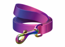 WAUDOG gradient nylon dog leash, 20mm wide, 122cm long, purple