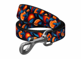 Nylon dog leash, pattern   Oranges   length 122 cm Waudog