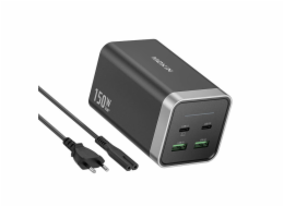 Charger MOKiN PD150W 2xUSB-C 2xUSB-A (black)