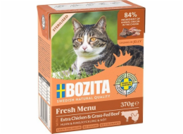 BOZITA Fresh Menu Sterilised Extra Chicken with beef - mokré krmivo pro kočky - 370g