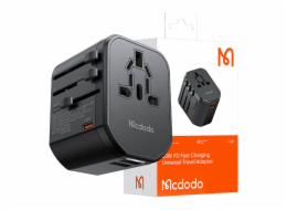 Univerzální nástěnná nabíječka Mcdodo EU/US/AU/UK CP-3471, PD 20W (černá)