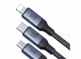 Kabel Speedy USB Joyroom SA21-2T3, 6 v 1/ 100W/kabel 1,5 m (černý)