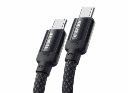 USB-C to USB-C cable, Essager, EXCTT3-YS01-P, 240W, 1m (black)